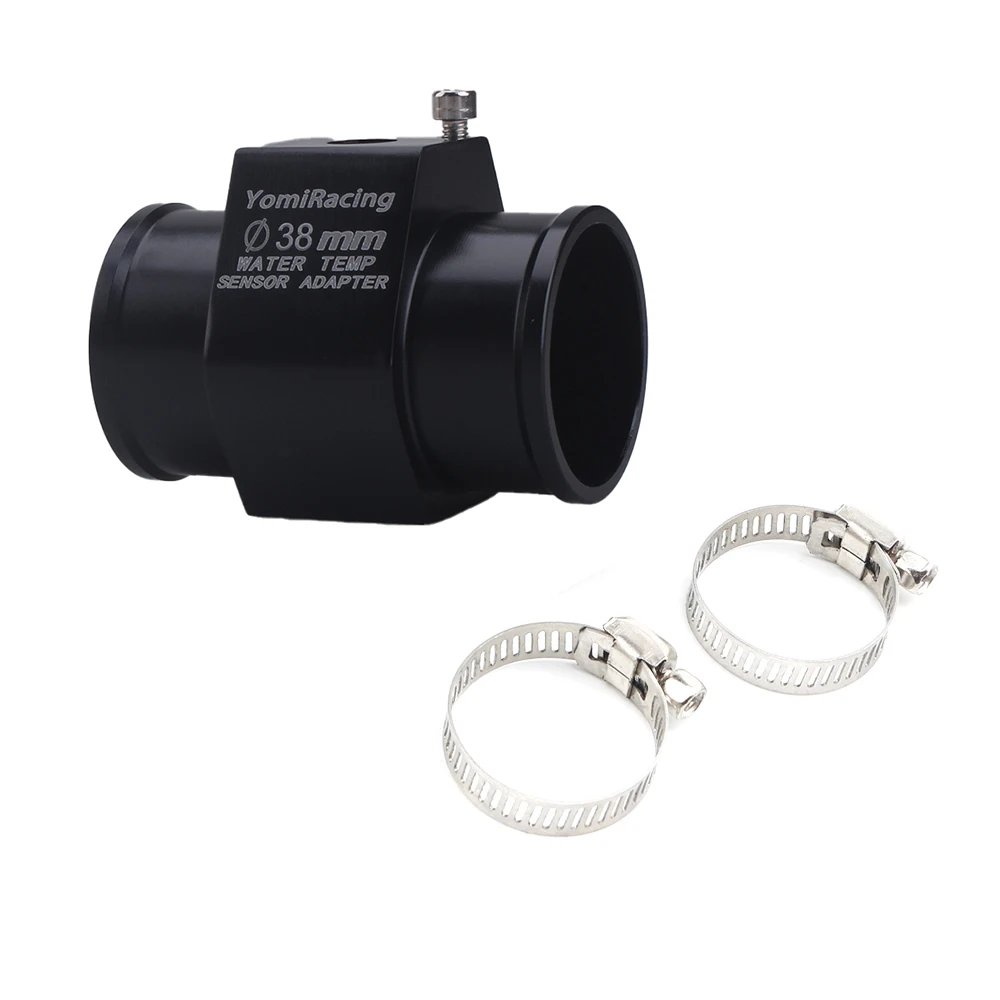 Water Temp Temperature Joint Pipe Sensor Gauge Radiator Hose Adapter Size 28/30/32/34/36/38/40mm 1Pc