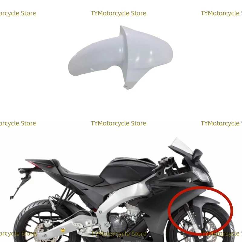 Motorcycle Front Fender Mudguard Tire Splash Mud Guard Fit For Aprilia RS4 125 2012 2013 2014 2015