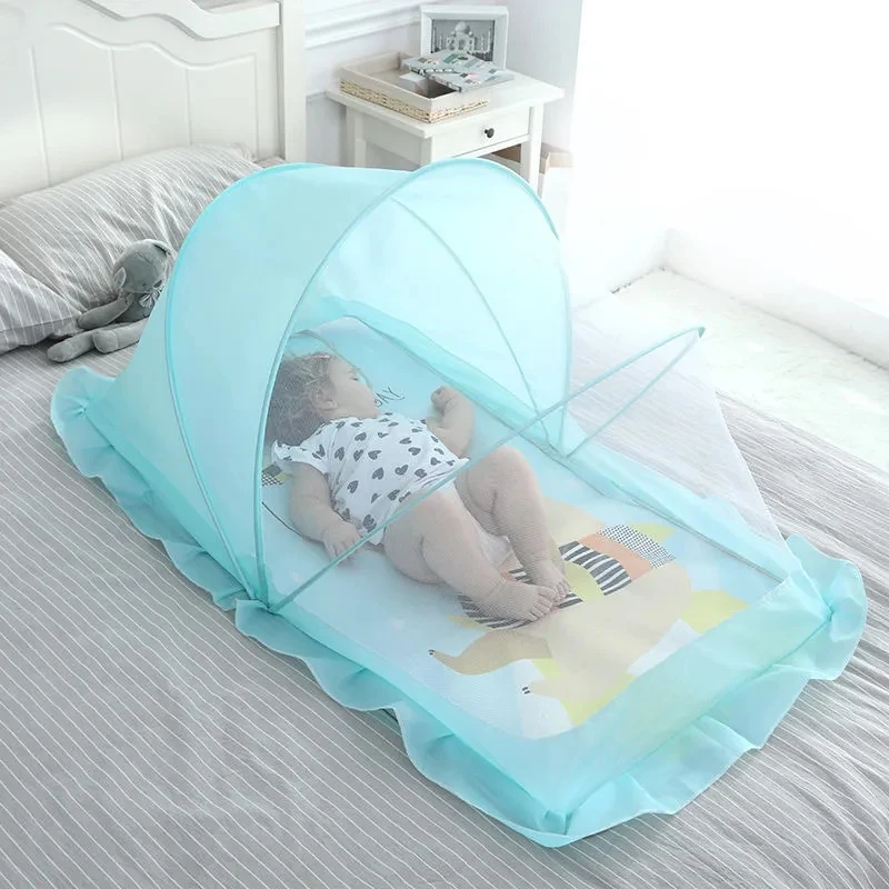 Babies Bed In Glass Printed Design With Mosquito Net main image 1