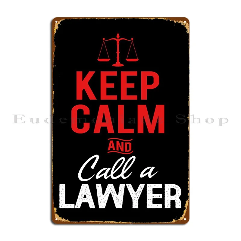 Avvocato Keep Calm Avvocato Segni Di Metallo Cave Cinema Funny Club Stampato Tin Sign Poster