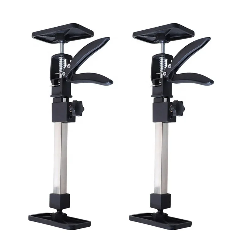 

Clamps for woodworking tools Steel Telescopic Quick Support Rod Adjustable 3rd Hand Support Pole System for Cabinet Jack Drywal