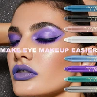 8 color pearl eyeshadow pencil, self-sharpening pencil eyeliner, undercover pencil, does not smudge, waterproof and long-lasting 1