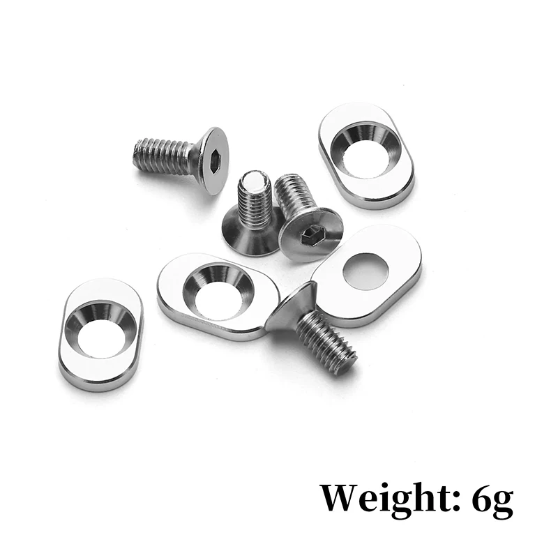 Metal Motor Mount Washers Shims for Traxxas Sledge 1/8 RC Car RC Car Upgrade Parts Accessories