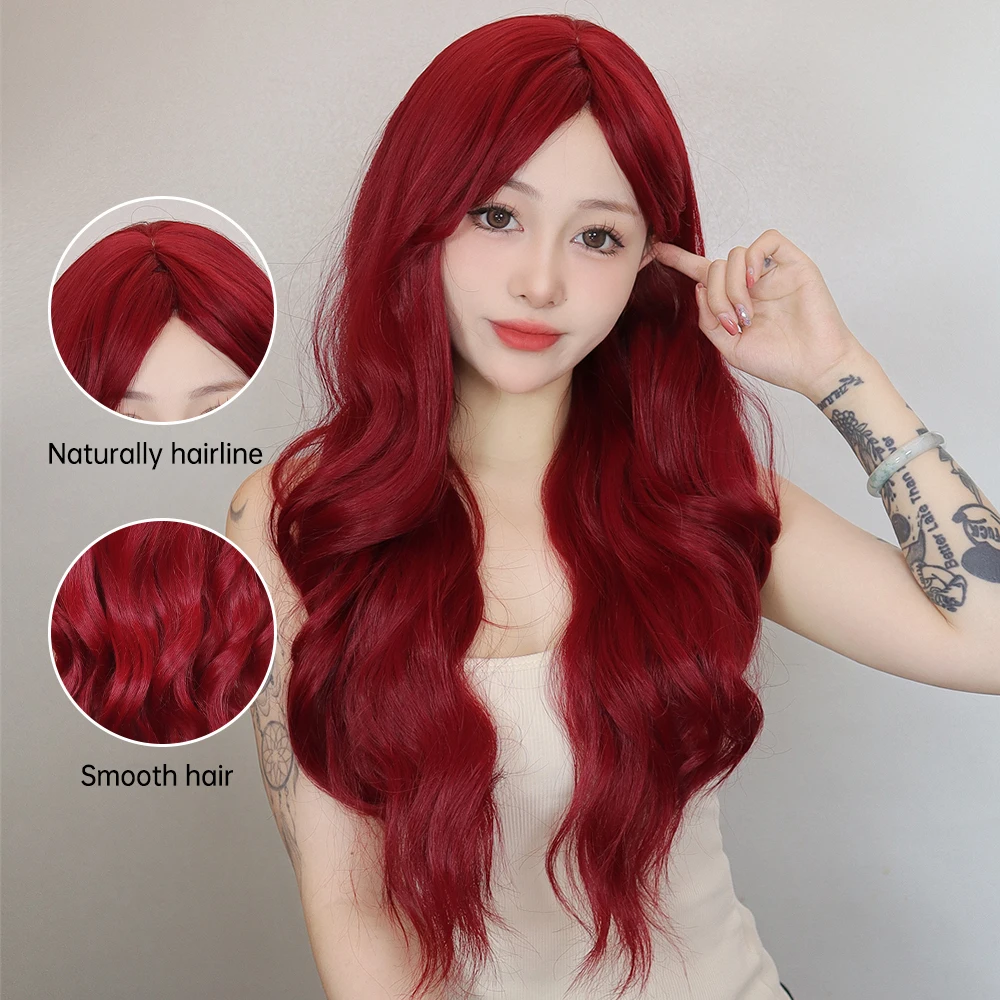 Рисунок 4 - Красный длинный кудрявый синтетический