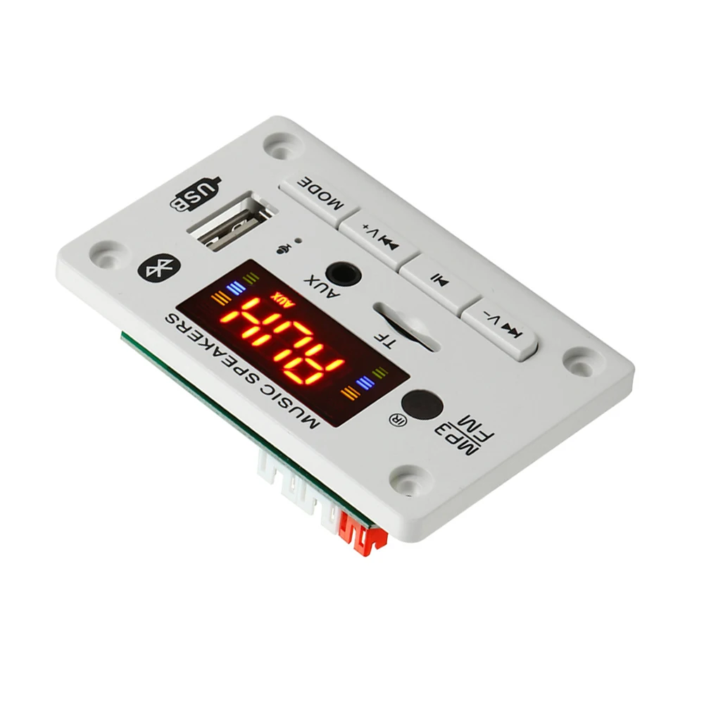 New DC12V Wireless Bluetooth 5.0 MP3 WMA Decoder Board Audio Module Support USB TF AUX FM Recording Car Accessories