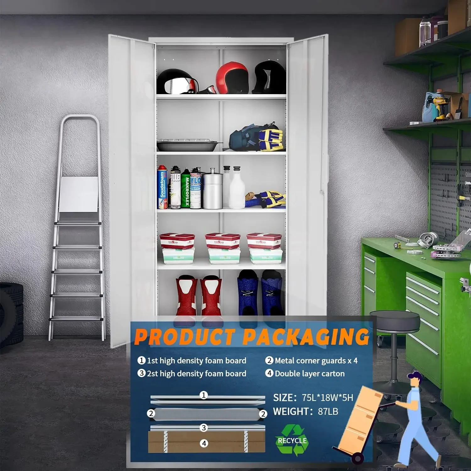 Kitchen Tools, latest model adjustable kitchen storage locker, standing, 66% off price