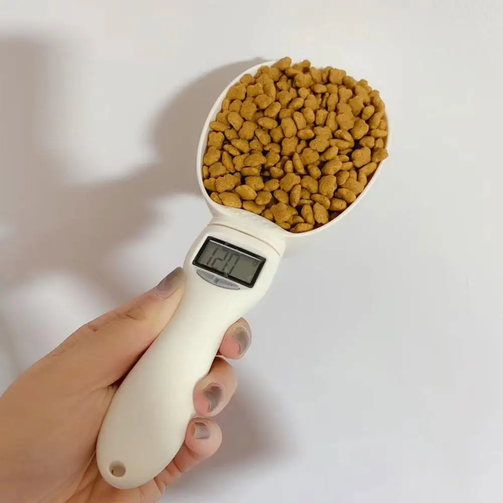 800g Cat Food Dog Food Weighing Spoon Pet Electronic Weighing Measuring