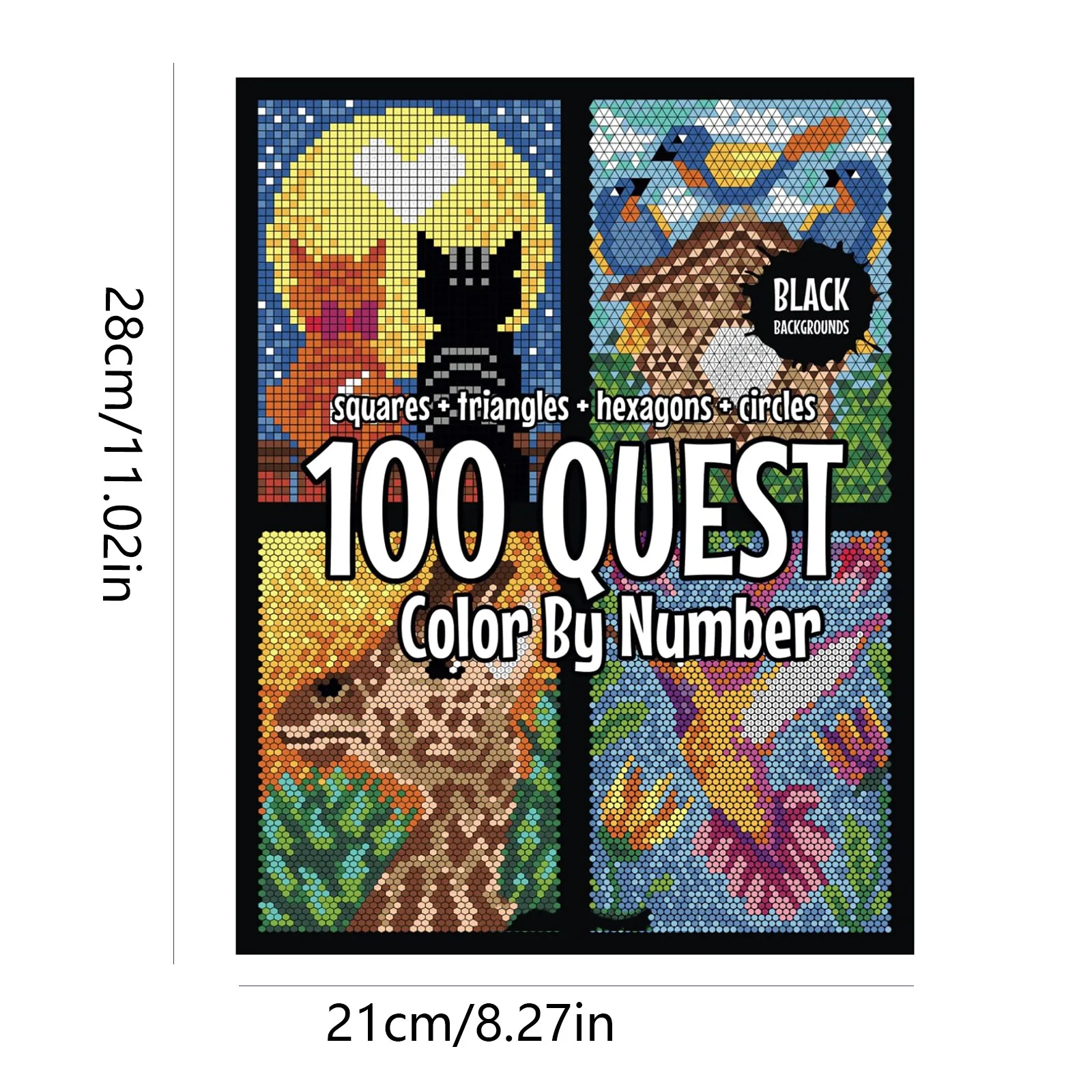 100 Quests Color By Number For Adults Color By Number Activity Book Drawing Learning Book To Create Stunning Artworks For Kids 3