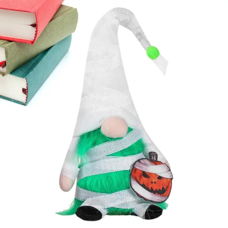 

Gnome Halloween Decor Faceless Doll Stuffed Gnome Dolls Halloween Gnomes Decorations Pumpkin Swedish Tomte Elf Figurines Table