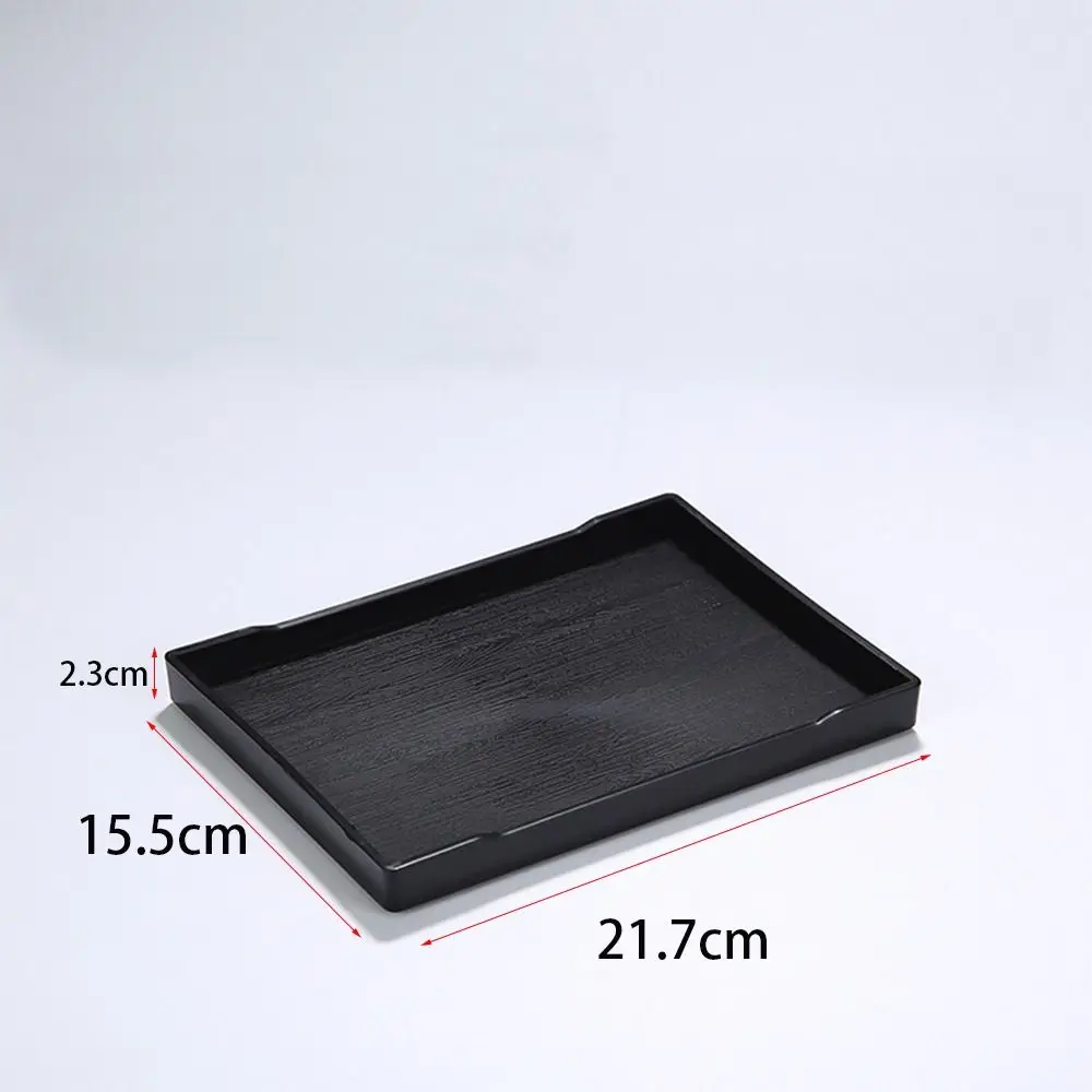 1 Pcs Plastic Toiletry Tray, Reusable Recyclable Multi-Purpose Rectangle Serving Tray for Restaurant Water Bottle Storage