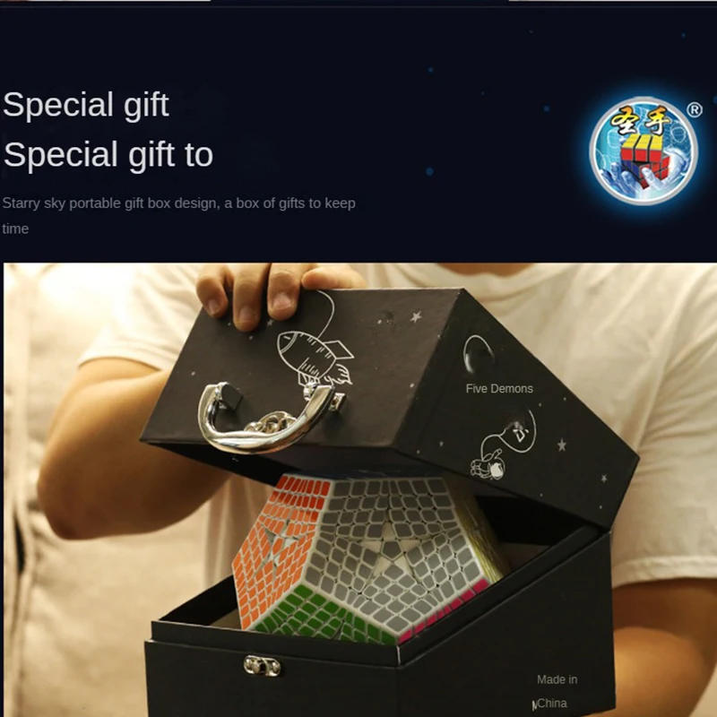 Shengshou 8x8x8 Megaminx Magic Cube Puzzle SengSo Magic Cube 8x8 Dodecahedron Megaminxeds Toys 5