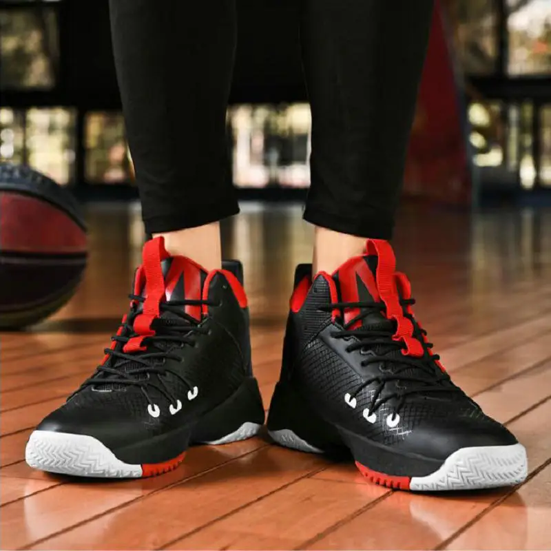 

Boys Brand Damping Basketball Shoes for Kids Sneakers Thick Sole Non-slip Children Sports Shoes Child Boy Basket Trainer Shoes