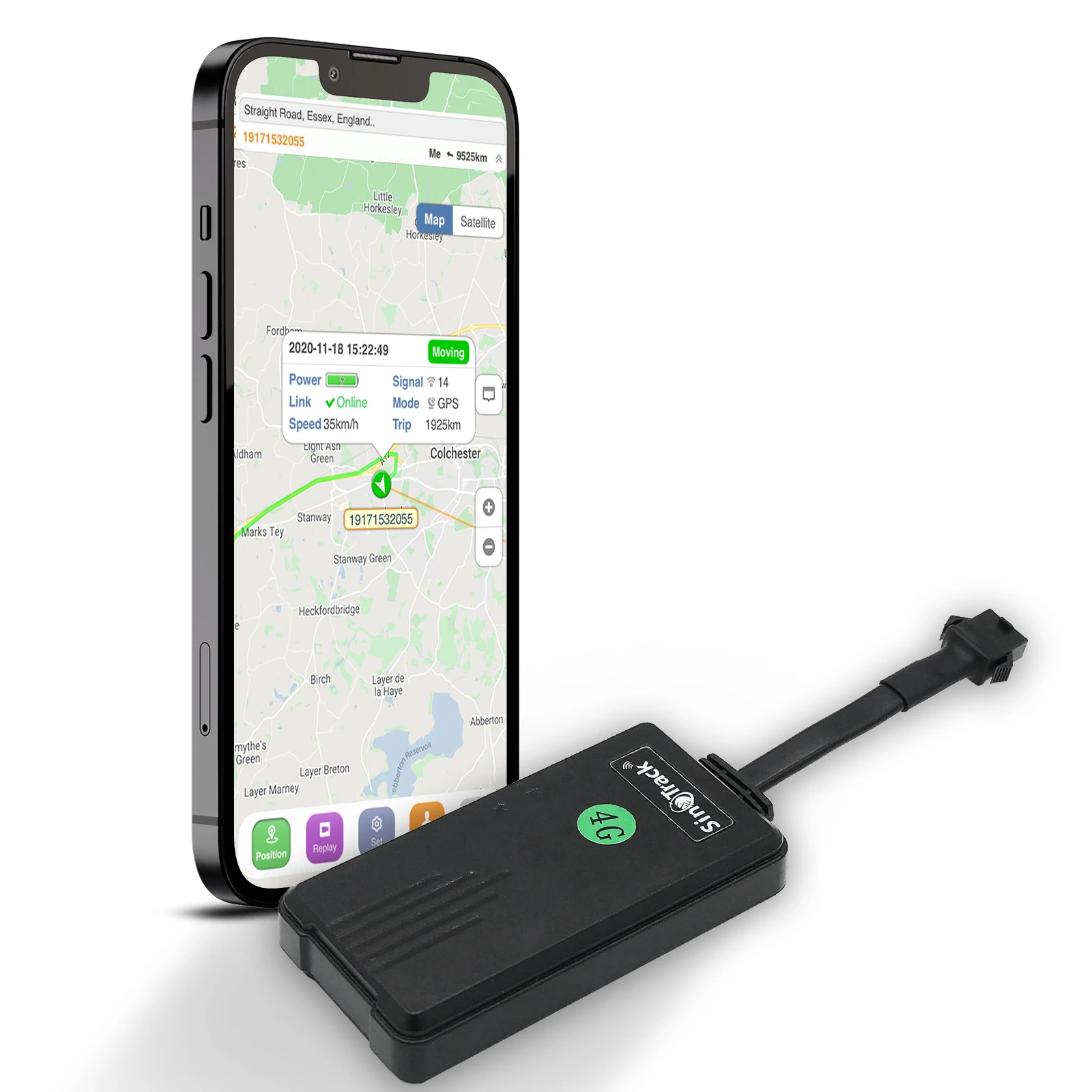 GPS Tracker Car Tracker SinoTrack 4G+2G GPS tracker ST-906L 4PIN for Car motorcycle vehicle tracking device with Cut Off Oil Power Free APP