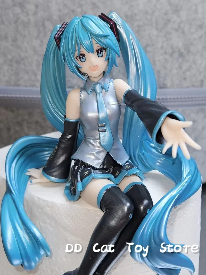 Genuine Furyu 14cm Hatsune Miku Nardack Action Figure Noodle