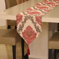 Proud Rose Simple New Chinese Style Cotton  Linen Table Flag European-style Bed End Coffee Table Runners  Wedding