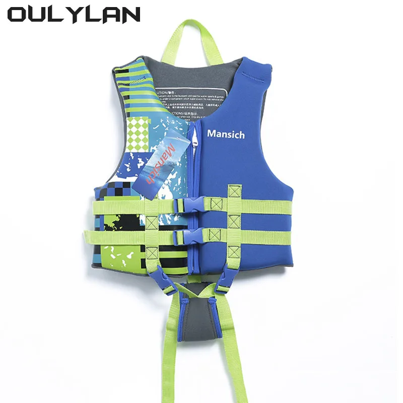 

Oulylan Life Jacket for Adult Children New Water Sport Buoyancy Jacket Life Vest Swimming Boating Skiing Driving Vest Drifting