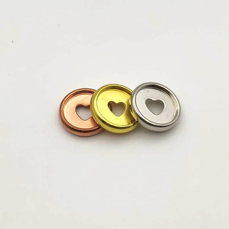 Love Plastic Binding Ring Notepad Binding Buckle Plastic Disc Buckle 12Pcs For Loose-leaf Notebook Mushroom Hole Disc Button