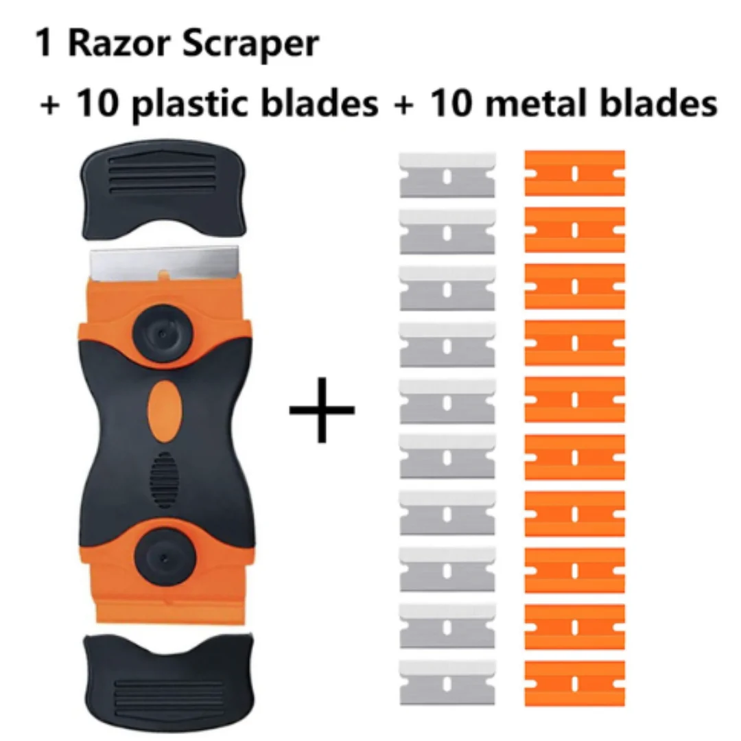 Razor Blade Scraper for Car Window Vinyl Film Cleaning