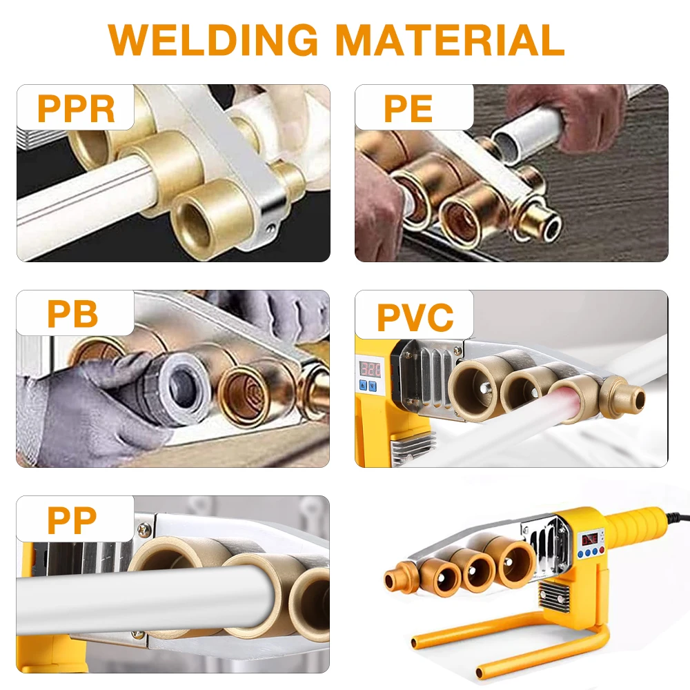 220V Pipe Welding Machine 800W/1000W Pipe Welding Iron PB/PP/PE/PPR Tools Home Water Plastic Tools