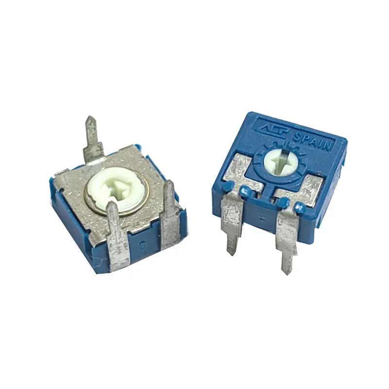 10pcs original for Spain PIHER Adjustable Resistance PT10 lap potentiometer 250K horizontal Screwdriver thru hole