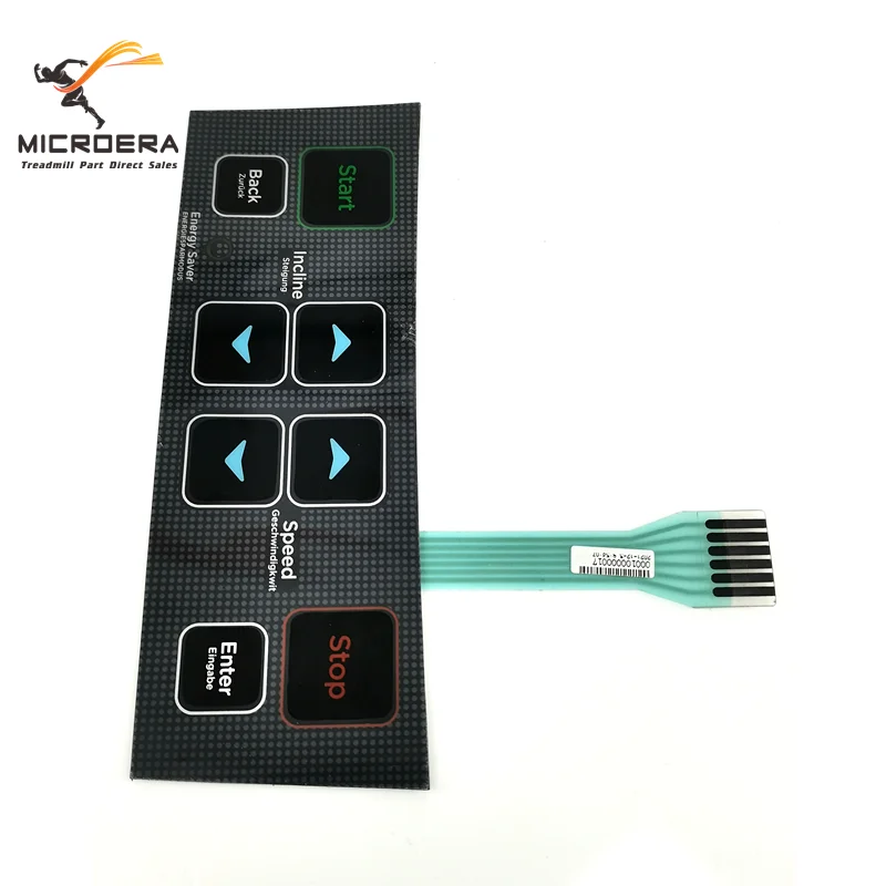 Laufband Schnelle Start Stop Taste tastatur Film für Vision