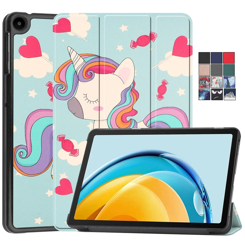 

Чехол для Huawei MatePad SE AGS5-L09 W09 милый Единорог Кот окрашенный Жесткий ПК задняя крышка планшет для Huawei MatePad SE 10 4 детский чехол