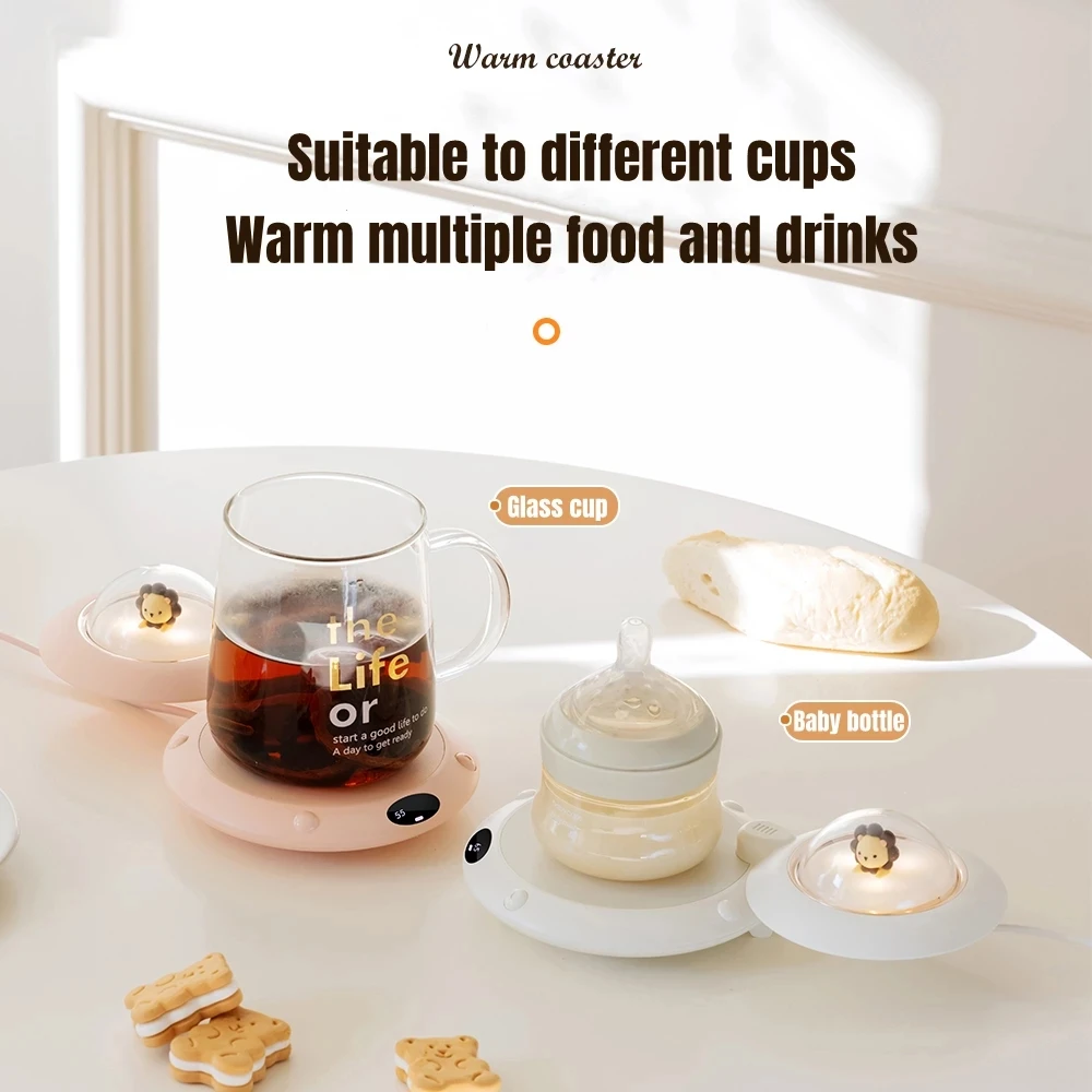 Smart Cup Heater Coffee Mug Warmer Electric Mug Heater for Milk Tea Food  Heating Coaster 3 Gear Settings Cup Warming Pad 220V - AliExpress