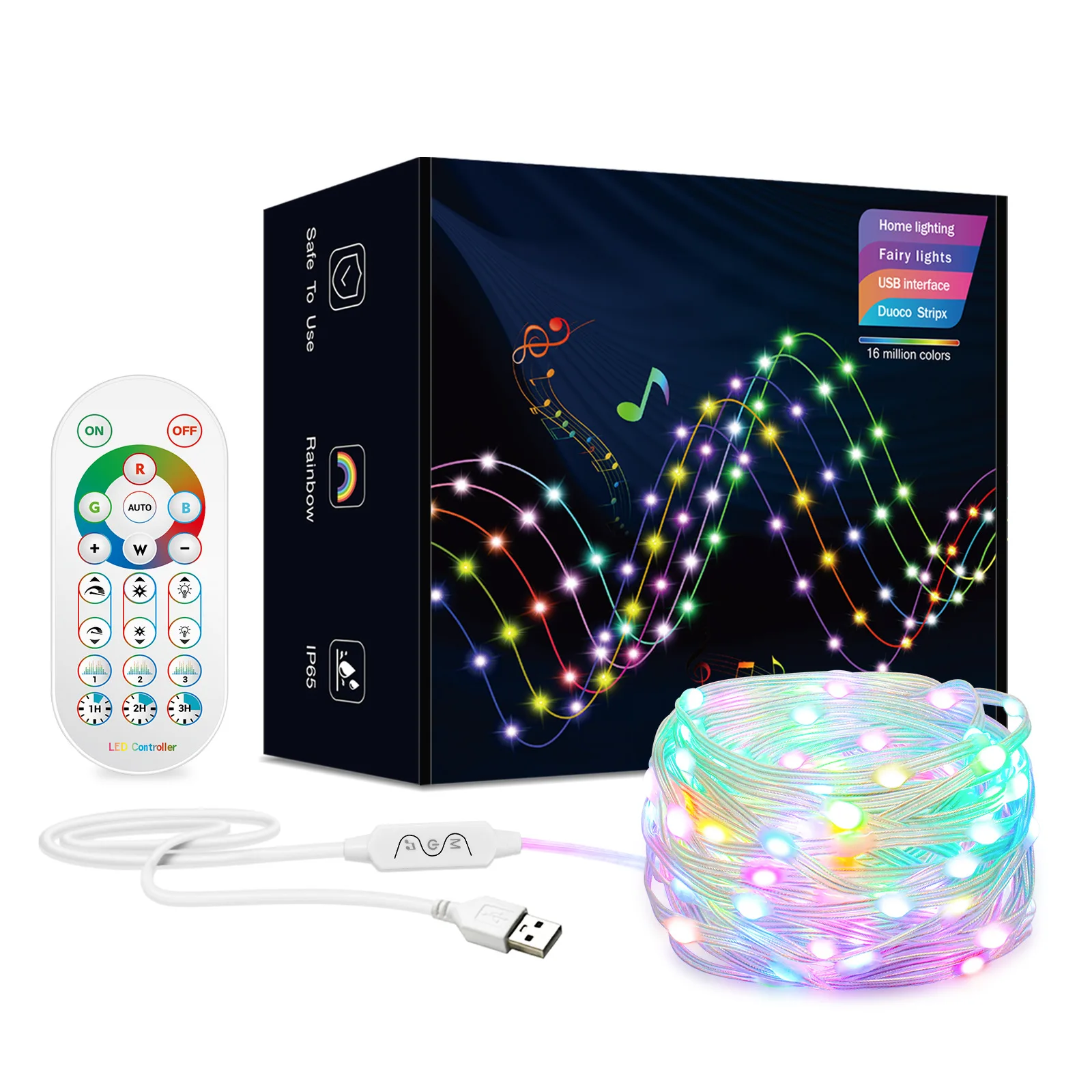 20m 200Led Fairy RGBIC String Light Usb Smart Bluetooth Music Magic Leather Garland Lamp With Remote Christmas Tree Decor Light remote control essential oil diffuser aroma air humidifier bluetooth music player simulate flame ultrasonic fragrance difusor