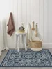 Chinese Ethnic Style Living Room Large Area Carpets Retro Elegant Bedroom Carpet Floral Pattern Decoration Rug Leaf Texture Rugs 2