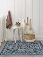 Chinese Ethnic Style Living Room Large Area Carpets Retro Elegant Bedroom Carpet Floral Pattern Decoration Rug Leaf Texture Rugs 2