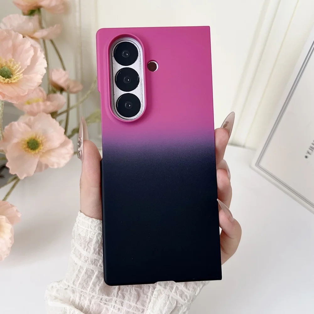 Ultra-Thin Gradient Shockproof Protective Case - Hard PC Cover for Samsung Galaxy Z Fold Series