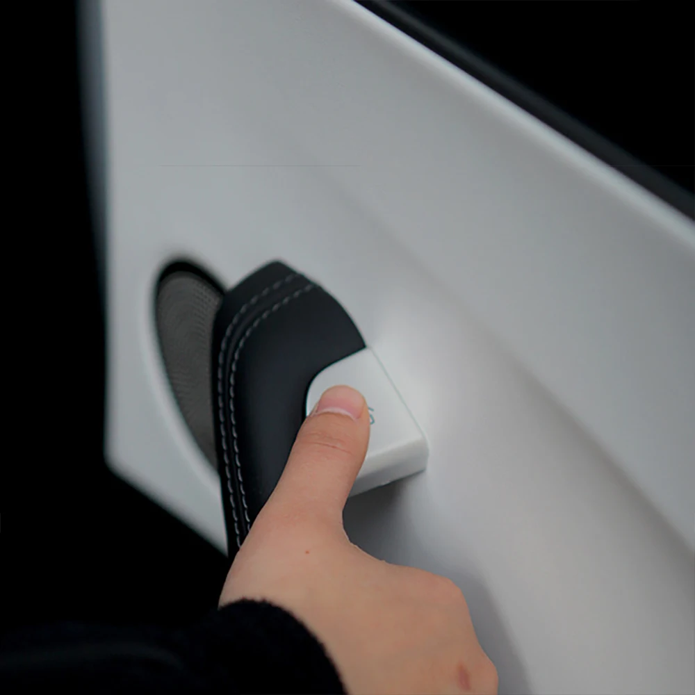 Für Tesla New Model Y Launch Juniper 2025 und New Model 3 Highland 2024 Türverriegelungsschalter Offener Knopfabdeckungsschutz – Detail 2