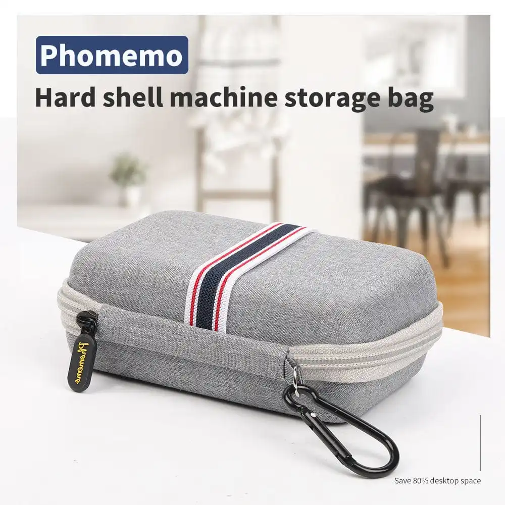 Phomemo Hard Shell Storage Bag for M02/M02S/M02Pro/M110/M120/T02/D30 Thermal Label Printer