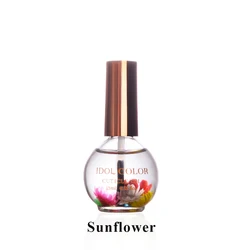 Revitalizing Japanese Nail and Cuticle Care Oil, Enriched with Vitamins, 0.51 FL Oz (Sunflower)