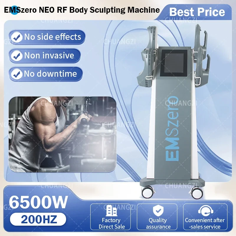 

RF Sculpting EMS Body Sculpt Machine Emszero 6000W Hi-emt Muscle Stimulation Massager Electromagnetic Fat Slimming Emsslim Neo