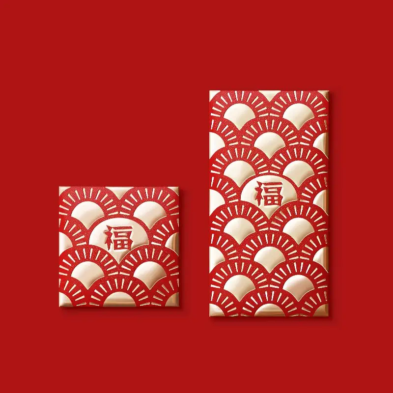 

10Pcs/set 2024 Dragon Year Red Envelopes Chinese New Year Money Pocket Hongbao Dragon New Year Pocket Supplies