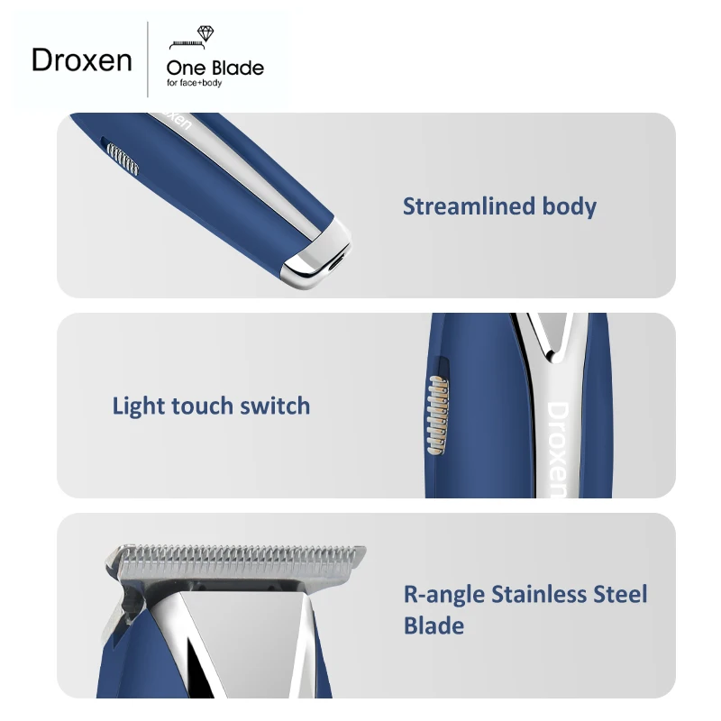 Professional Rechargeable Hair Clippers Electric Cordless Hair Beard Body Trimmer for Hair Cutting Machine 6