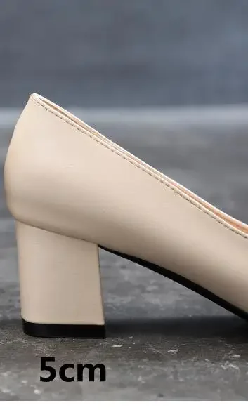 30-44 Block Heel Small Size 313233 High Heels Women Shoes