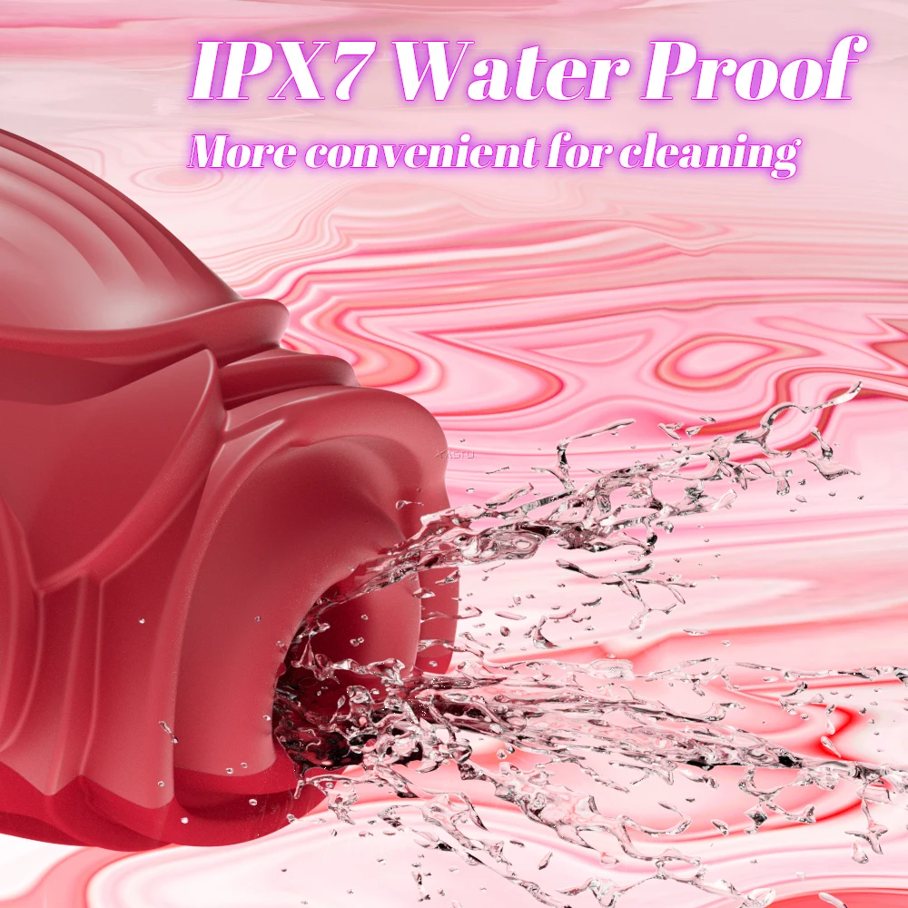 Sucking-Rose Vibrator Toy for Women Vacuum Stimulator Oral Nipple Clit Sucker Female Sex Toys Goods for Female Adults clitoris vibrator clit sucking vibrator female sex toys rose sucking vibrator vibrator sex toy