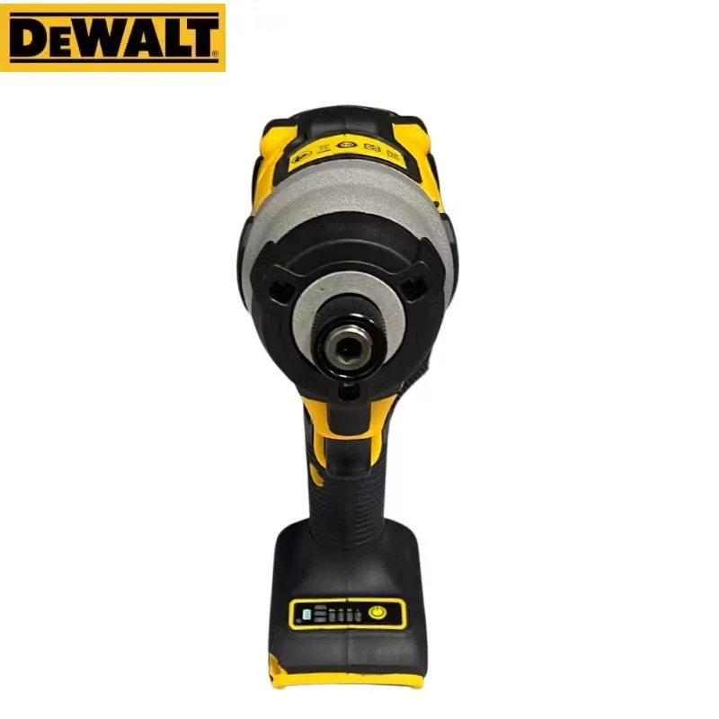 DEWALT 브러시리스 모터 무선 스크루 드라이버, 전기 임팩트 드릴, 충전식 전동 공구, DCF850, 20V, 205NM