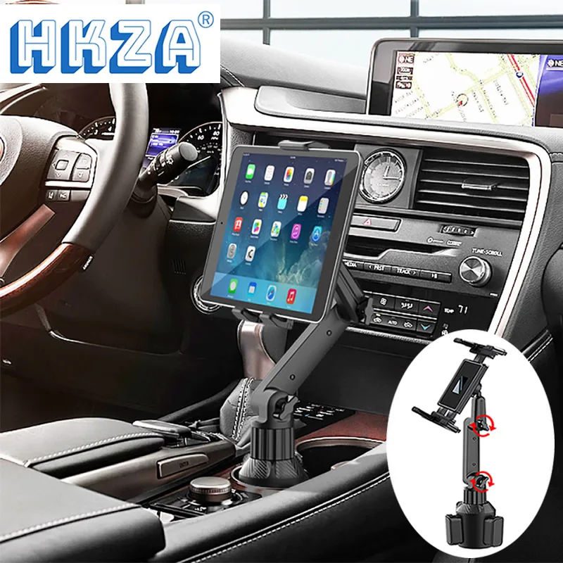 Supporto Auto 2 In 1 Per Tazza E Telefono, Portaoggetti Multifunzione Universale Per Tutti Gli Smartphone, Regolabile - 6