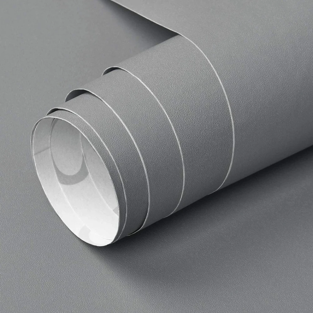 

Виниловые декоративные наклейки, ПВХ водонепроницаемые обои, самоклеящиеся однотонные простые Стикеры для спальни, гостиной, отеля, настенные