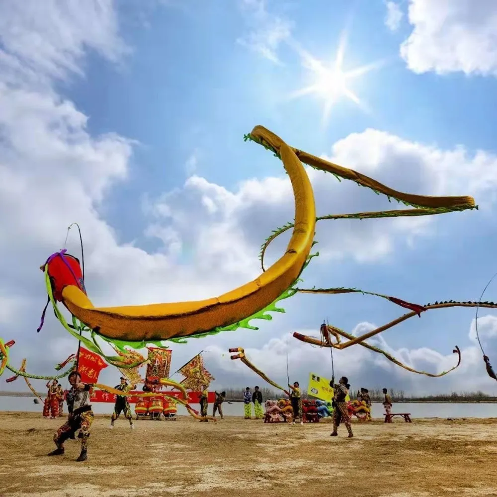 Chinese Fly Dragon Toys For Adults Fitness Dragon Dance Props