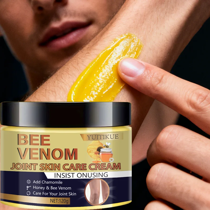 Bee Venom Cream for Joint and Muscles Soothing Leg skin Reduce ltchinessStrengthen Barrier Moisturizing Knee Body Massage Cream