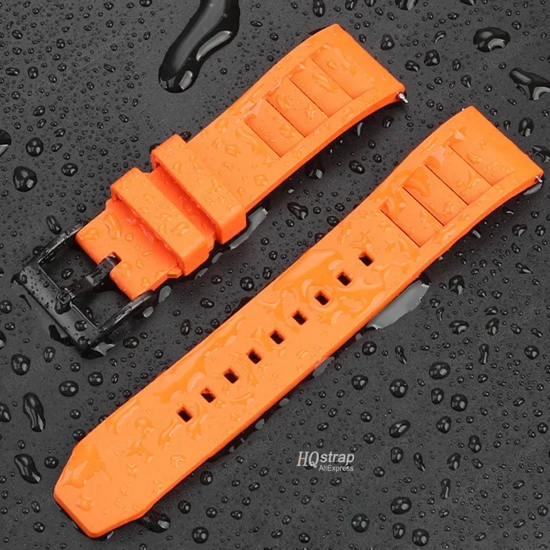 Universal Quick Release Rubber Watch Band Strap, 20mm/22mm - Durable and Stylish Watch Accessory