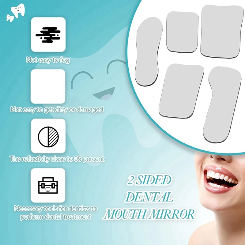 Mouth Mirror Bite Reflector Intraoral Photography Mirror Double-Sided Glass-Coated Intraoral Reflector swimming pool accessory