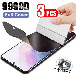 Hydrogel Privacy Screen Protector (3 - Pack) - 3Pc Privacy Hydrogel (Samsung S22 Plus)