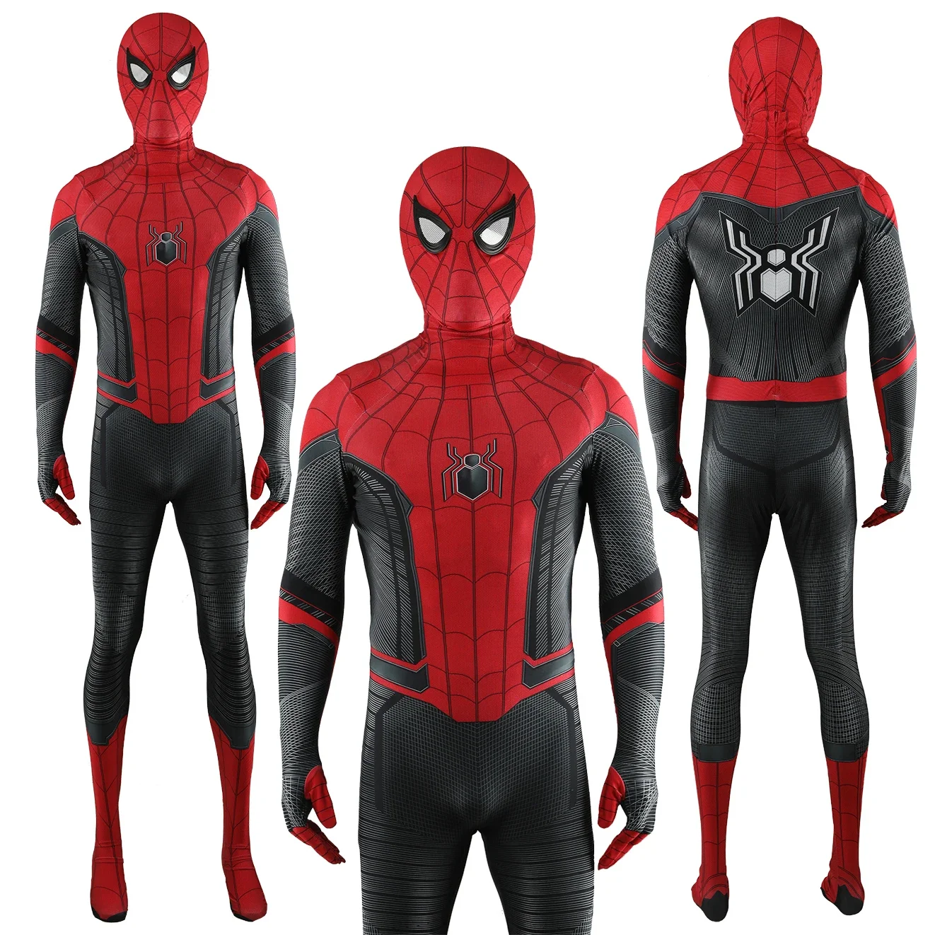 Nwh-大人のためのスパイダーマンコスプレコスチューム、自宅からの