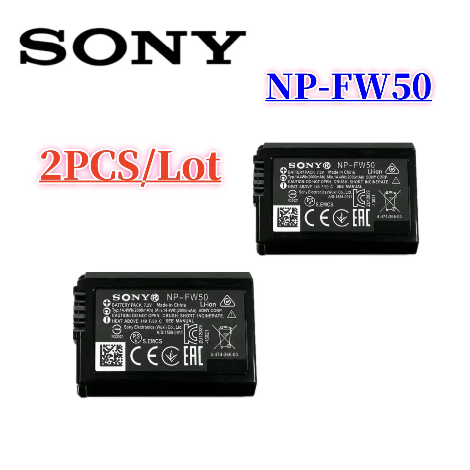 DSTE? NP-FW50 Rechargeable Li-ion Battery for Sony Alpha NEX-3, NEX-3N, NEX- 5, NEX-5R, NEX-5N, NEX-6, NEX-7, NEX-C3, NEX-F3, SLT-A33, SLT-A35, SLT-A37, SLT-A55V
