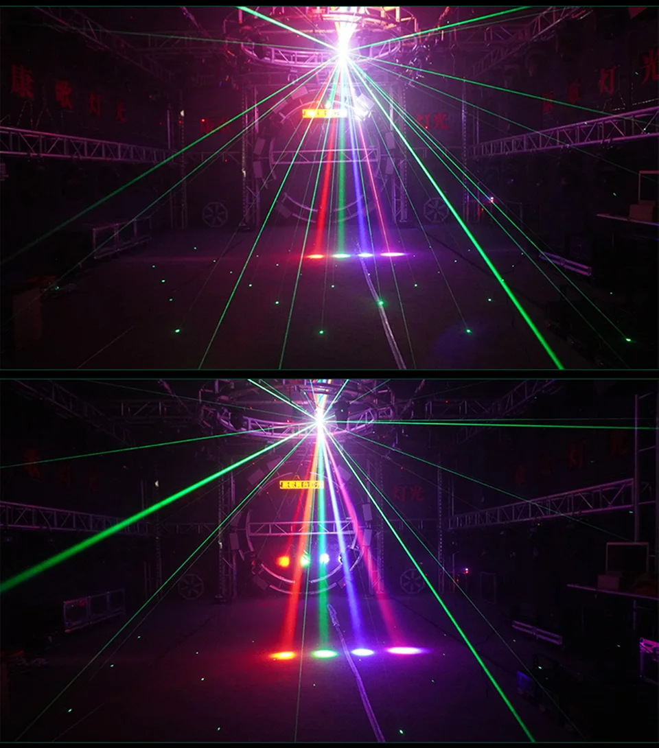 Moving Head Strobe Light 4in1 Moving Head Lights Rotate Effect for Stage Lightin